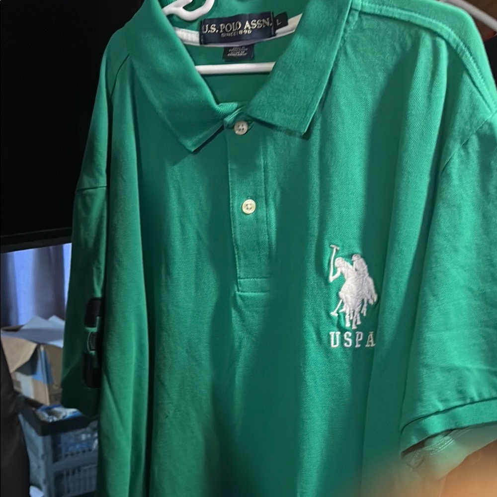 U.S. Polo Assn. Emerald Green Polo Shirt